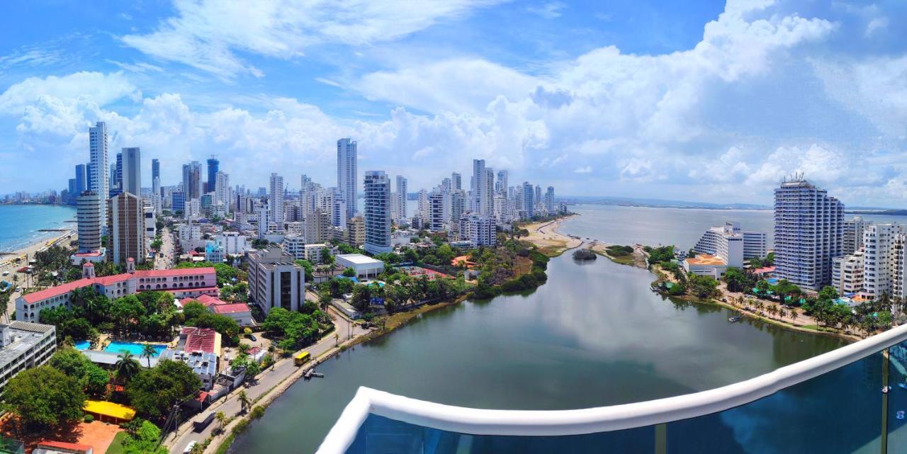Apartamento De Lujo Con Vista Al Mar - Excelente Ubicacion Cartagena 외부 사진