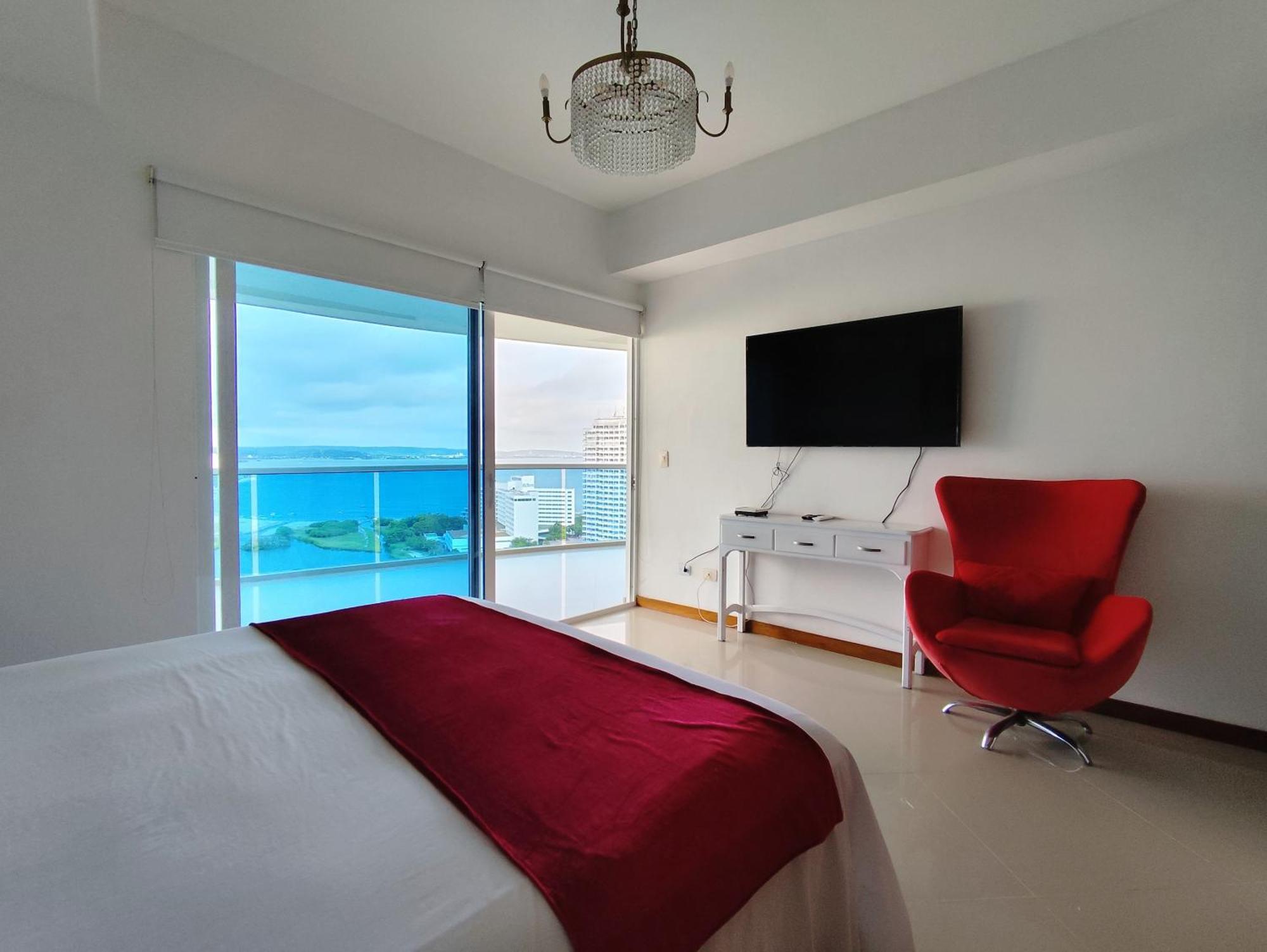 Apartamento De Lujo Con Vista Al Mar - Excelente Ubicacion Cartagena 외부 사진